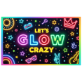 thumbnail image 1 of Neon Lights Glow Party Banner Retro Design Disco Theme for Birthday Party Indoor Decoration Dance Event, 1 of 5