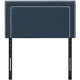 thumbnail image 2 of Jessamine Twin Upholstered Fabric Headboard - Azure, 2 of 4