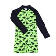 thumbnail image 4 of Kids Boys Swimsuits One Piece Cute Print Kids Bathing Suits Toddler Rash Guard Swim Suit 7-8 Years, 4 of 4