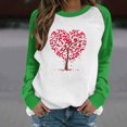 thumbnail image 1 of Meichang Sweatshirts pour Femmes Sweatshirt de la Saint-Valentin Femmes Sweatshirt Graphique Cœur Manches Longues Col Rond Pull de Vacances en Solde Cadeaux de la Saint-Valentin, 1 of 4