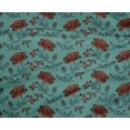 thumbnail image 4 of oneOone Polyester Lycra Fabric Leaves & Floral Block Print Fabric BTY 56 Inch Wide, 4 of 4