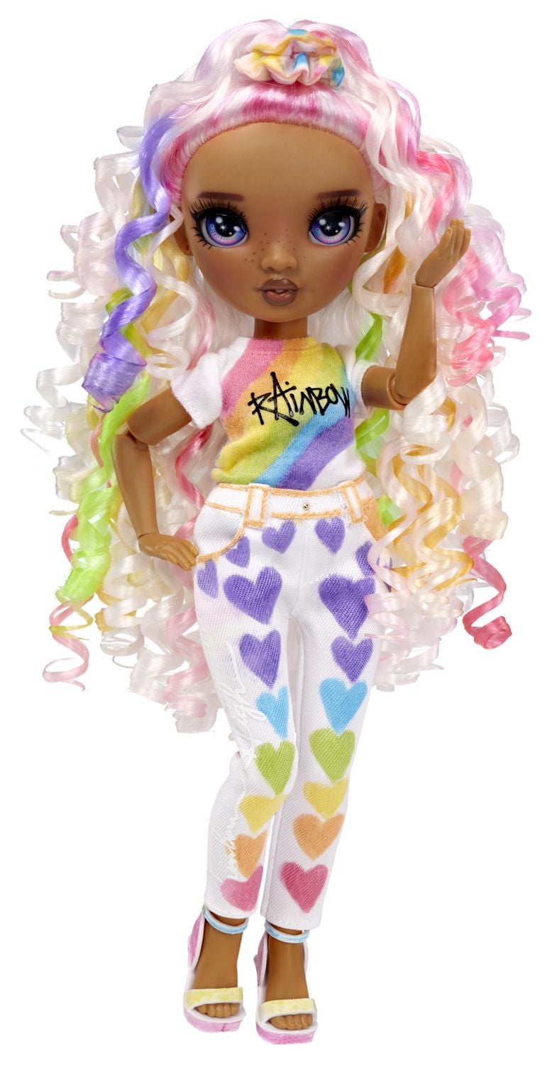 Rainbow High Color & Create Fashion DIY Doll with Purple Eyes