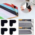 thumbnail image 2 of Agiferg Rug Pads Grippers, 8 PCS Non Slip For Rug, New Materials To Non Curling Rug Pad : Keep Your Rug In Place & Make Corner Flat And Easily Peel Off, 2 of 3