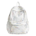 thumbnail image 2 of AKEGAMN Clearance! Sequin Daypack Cute Backpack With Plush Zipper Pull Lightweight Large Capacity [ Material] Crafted from fabric designed to withstand the rigors of daily use while keeping its aest, 2 of 9
