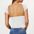 thumbnail image 4 of BLCHUNen Débardeurs pour Femmes Tendance Sans Manches à Enfiler Col Rond Coupe Ajustée Extensible Léger Entraînement Sport Actif Décontracté Hauts, 4 of 7