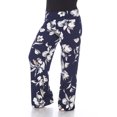 thumbnail image 1 of White Mark Women's Floral Palazzo Pants, 1 of 5
