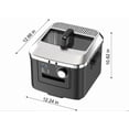 thumbnail image 4 of Friteuse électrique Mainstays 4 L, couvercle en acier inoxydable, 1 800 W, 4 of 5