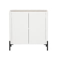 thumbnail image 1 of Abbey Accent Cabinet in Maple and Off White made from Engineered Wood, 1 of 10