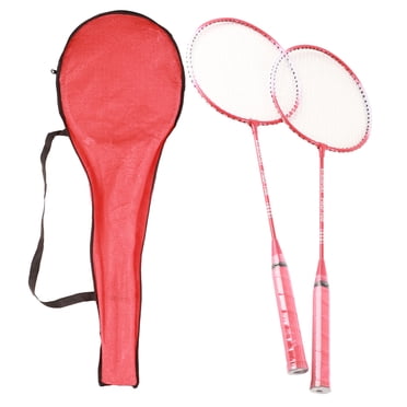 Badminton Racket Set, Beginner Badminton Racket, Badminton Racket 2 Player Super Light Split Handle Iron Alloy Badminton Racket Set for Beginner Children