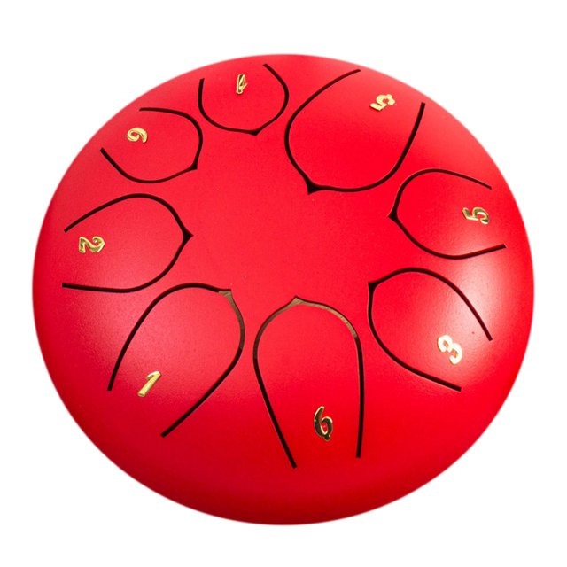Birdeem 6-Inch 8-Tone Drum Adult Music Hand Drum Instrument