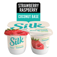 thumbnail image 1 of Silk Coconut Yogurt, Strawberry-Raspberry, Dairy Free, 4x100g, 1 of 5