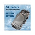 thumbnail image 2 of Professional Snorkeling Diving Waterproof Phone Case, Bluetooth Connection, Underwater 98FT/30M Photo & Video Protective Housing ShockProof Phone Cover for iPhone Samsung LG Huawei etc, 2 of 7