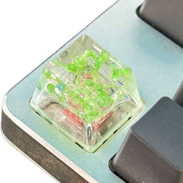 Mechanical Keyboard Keycaps Set DIY Resin Customizable Caps for Gaming Keyboards 1.8 in x 1.2 in