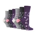thumbnail image 1 of Gentle Grip - 6 Pairs Ladies Gentle Grip Non Elastic Socks, 1 of 2
