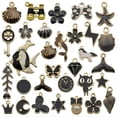 thumbnail image 1 of MesaSe 31Pcs/Set Fruit Animal Mixed Enamel Charms Pendants DIY Jewelry Making Craft, 1 of 5