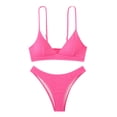 thumbnail image 4 of XZNGL Fashion Women Split Swimsuit Show Waist Solid Color Sexy Bikini, 4 of 9