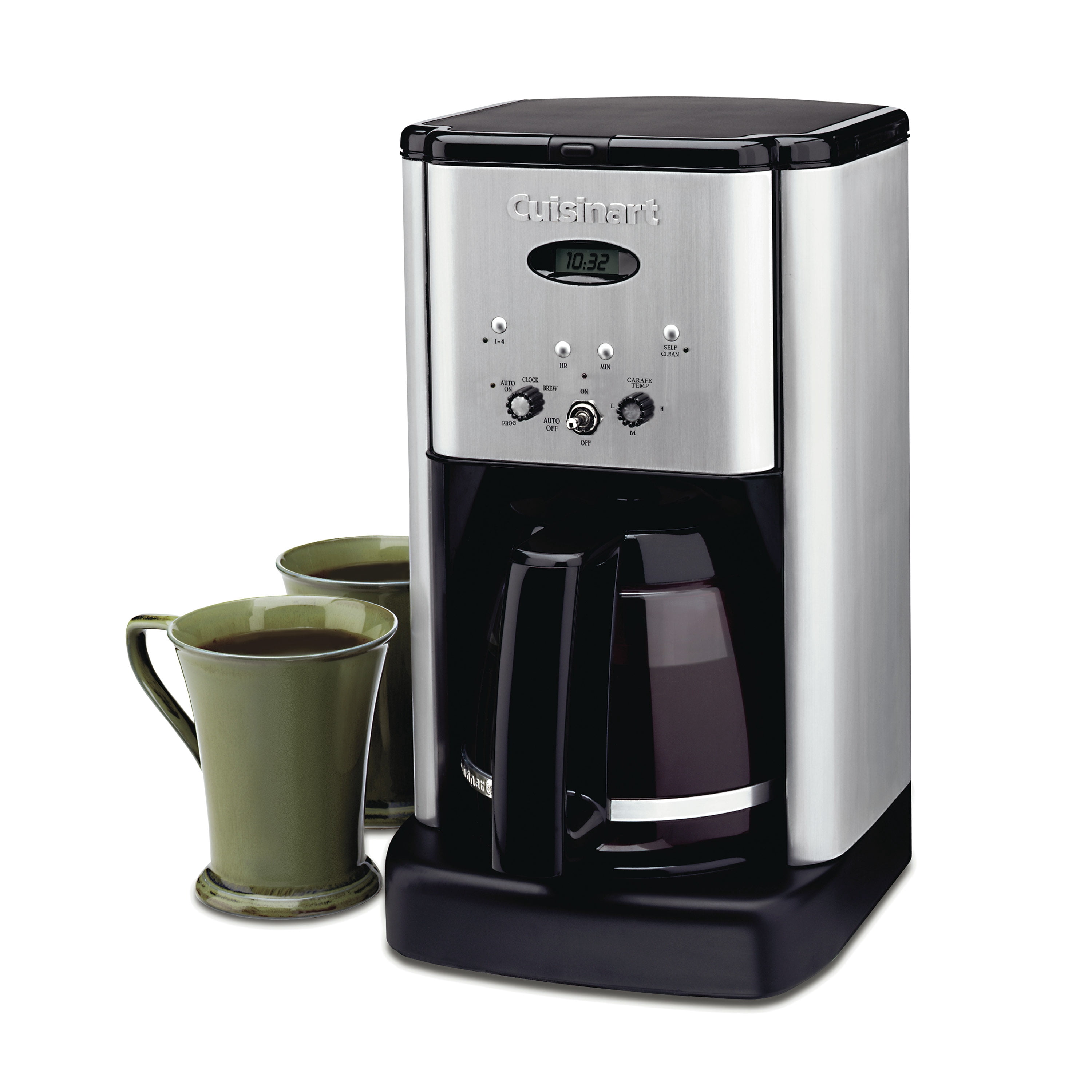Cafetière programmable Cuisinart Brew Central 12 tasses avec carafe en acier inoxydable