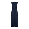 thumbnail image 2 of UPPADA Plus Size Wedding Guest Dress for Womens Short Sleeve Wedding Ball Prom Formal Dress Floor-Length Dress Cocktail Wedding Formal Wrap Dress Deal, 2 of 5