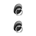 thumbnail image 4 of crativent Support Ovale pour Téléphone Intelligent et Téléphone Intelligent, Support de Téléphone Cellulaire Intelligent Rond, Prise, Support de Voiture, Noir, Ensemble de 2, 4 of 6