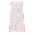 thumbnail image 1 of Foldable Silicone Keyboard 103 Keys Keyboard USB Wired Washable Keyboard with Mute Typing for PC Laptop Travel Office, 1 of 7