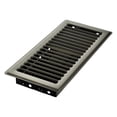thumbnail image 2 of Imperial 4" x 10" Brushed Nickel Steel Floor Register, Louvered, 1-pk, 2 of 6