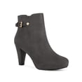 thumbnail image 1 of Unique Bargains Bottines à Plateforme à Talon Épais pour Femme Gris (Taille 9), 1 of 7