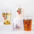 thumbnail image 3 of SharkTRUE 25pcs Add A Festive Atmosphere Disposable Plastic Cups Drinkware High temperature Resistant Disposable Water Cup Thick Food grade Reusable Thick Drinking Cups Spring Festival, 3 of 8