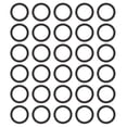 thumbnail image 2 of Mounting 30PCS Speaker Spacers Shockproof Car Stereo Subwoofer Speaker Mounting Rings High Density EVA Foam Speaker Repair Kit, 2 of 7