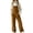 Yellow, variant on XZNGL Corduroy Overalls Women Vintage Wide Leg Bib Jumpsuit with Pockets Adjustable Strap Casual Fall Winter Workwear Romper Pants