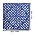 thumbnail image 2 of CNKOO Revêtement de Sol de Patio Carreaux de Terrasse Emboîtables pour l'Extérieur Bleu, 2 of 8