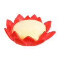 thumbnail image 2 of GROWTH TANK Coussin en Forme de Fleur de Lotus Coussin de Sol Confortable Pouf Rouge 60cm, 2 of 9