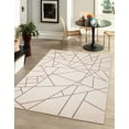 thumbnail image 1 of ECARPET Indoor Outdoor Area Rug for Patio, Deck, Living Room Sisal Abstract Collection, 1 of 9