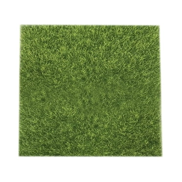 Lawei Gazon Artificiel Faux Jardin - Tapis de Mousse 15x15cm - Miniature, Décoration de Maison de Poupée, Plastique, Vert