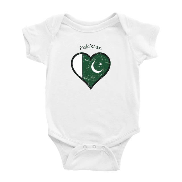 Cache-couches Drôles Amour Cœur Drapeau du Pakistan pour Bébé Garçon Fille