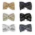 thumbnail image 2 of MesaSe Twist Rhombus Beaded Hair Side Combs Stretchable Double Clips Bun Maker, 2 of 16