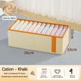 thumbnail image 1 of Birdeem Foldable Storage Box,Large Storage Baskets,Foldable Closet Storage Box ,Clothes Storage Basket Storage Box Miscellaneous Clothes Pants Storage Artifact,Small Storage Basket,Clothes Storage Bag, 1 of 4