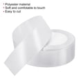 thumbnail image 3 of Unique Bargains 1.5 Inch Wide 24 Yards Satin Ribbon, Double Face Solid Crafts Roll for Party Home DIY Wrapping Decoration, White, 3 of 6