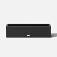 thumbnail image 1 of Veradek Block Series Trough 36" Plastic Planter - Black, 1 of 13