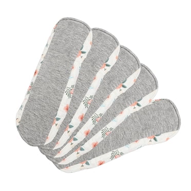 High Absorption Reusable Bamboo Charcoal Menstrual Pads - Panty Liner Regular  Heavy  - Reduce Feminine Issues, Allergen Free And Breathable
