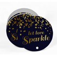 thumbnail image 2 of Inkdotpot Gold Foil Paper Hang Tags Let Love Sparkle Wedding Favor Tags 100 Pieces, 2 of 6