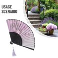 thumbnail image 2 of Cherry Blossom Fans Asian Wedding Favor Party Reception Delicate Folding, 2 of 11