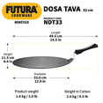 thumbnail image 3 of Hawkins Futura 33 CM NonStick Flat Dosa Tava, 3 of 6