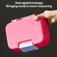 thumbnail image 4 of Vrorvz Boîte à Lunch en Acier Inoxydable avec Compartiments pour Employés de Bureau et Étudiants, Compatible Micro-Ondes, Isolée, Conception à Trois Compartiments pour un Emballage de Lunch Pratique, Durable et Pratique, 4 of 6