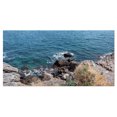 thumbnail image 2 of Blue Waters at Crimean Peninsula Beach - Impression sur Toile Seashore, 2 of 3