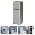 thumbnail image 2 of 1pc 1/12 Mini House Refrigerator Miniature Wooden Refrigerator Furniture Model, 2 of 6
