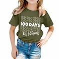 thumbnail image 1 of TZEWGL Chemise Décontractée pour Enfant Mignonne Imprimée Graphique Col Rond Manches Courtes Vêtements pour Filles Garçons Taille 12-13T, 1 of 4