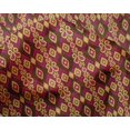 thumbnail image 4 of oneOone Silk Tabby Fabric Paisley Ikat Print Fabric By Yard 42 Inch Wide, 4 of 4