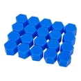 thumbnail image 1 of Youkk 20 Pieces/Set Car Wheel Hub Screw Cap Detachable Decorative Replacement 16mm Hexagonal Universal Tire Screws Guard Blue, 1 of 1