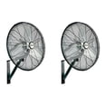 thumbnail image 1 of Hurricane 20" Pro Commercial Grade Classic Oscillating Wall Fan, Black, 2 Pack, 1 of 11