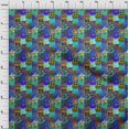 thumbnail image 4 of oneOone Georgette Viscose Vert Mer Tissu Cachemire Patchwork Tissu pour Robe Tissu Imprimé Tissu au Mètre 42 Pouces de Large, 4 of 5